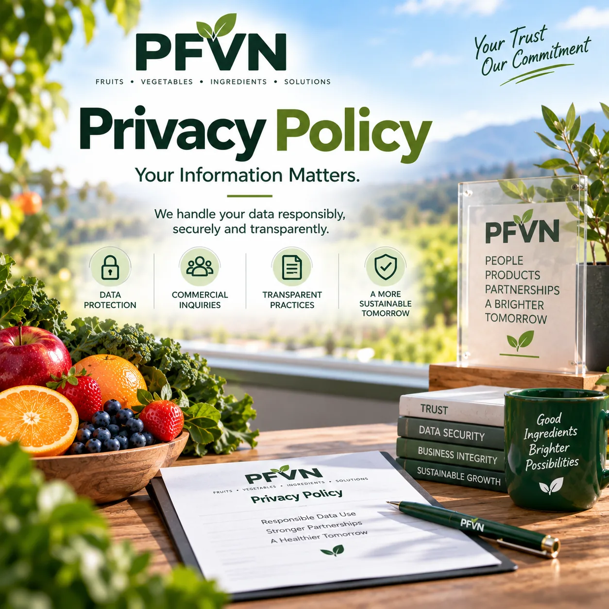 PFVN privacy and website information