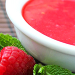 organic raspberry puree